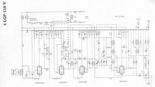Blaupunkt 4LGP 110V schematic circuit diagram